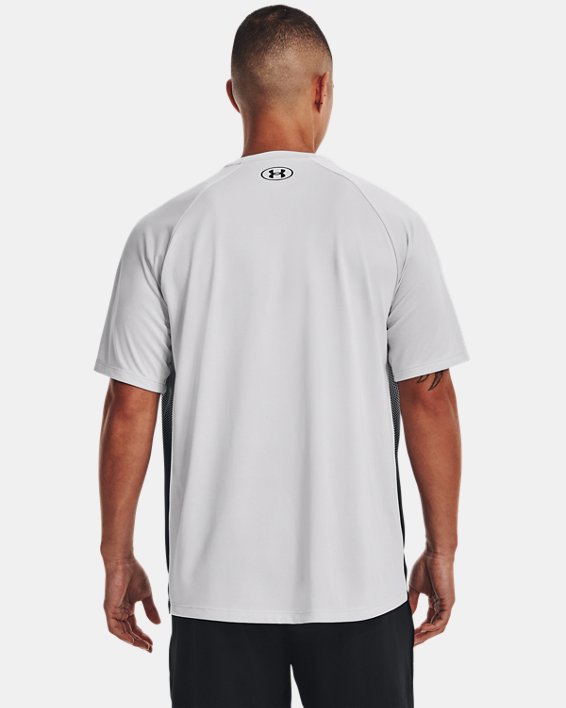 Men's UA Tech™ Fade Short Sleeve in Gray image number 1